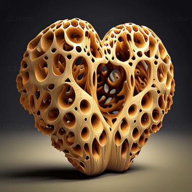 3D model Dirofilaria immitis (STL)